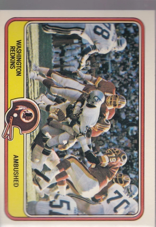 1981 FLEER FOOTBALL #56 WASHINGTON REDSKINS NMMT/MINT *54490 - Image 1 of 1