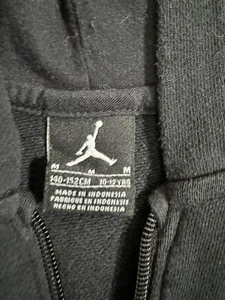 Air Jordan Jumpman Sleeveless hoodie Youth Medium Black Spot On Front - Picture 1 of 6
