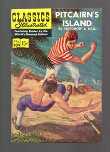 Classics Illustrated # 109 - HR 110 1ST - Pitcairn's Island - VG - Picture 1 of 2