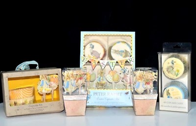 Питер кролик Беатрикс Поттер * CUPCAKE наборы, TOPPERS, медиаторы, чашки * совершенно новый! - Изображение 1 из 4