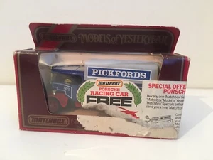 Matchbox Models of Yesteryear - camión de vapor foden - Pickfords - Imagen 1 de 4