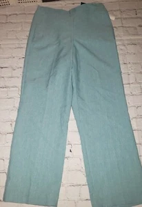 Neu mit Etikett Alfred Dunner Damenhose klassische Passform Komfortbund flache Vorderseite Größe 8 - Bild 1 von 5