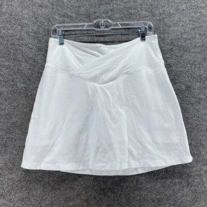 Victoria's Secret Skort Women L Large White A-Line Midi Pull On Cotton Mid Rise - Picture 1 of 10