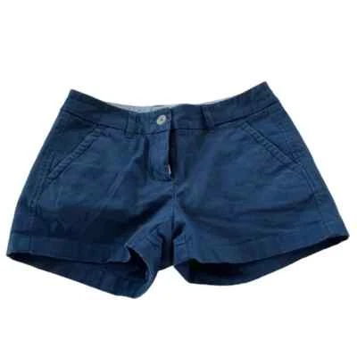Pantalones cortos chinos para mujer Southern Tide azul marino talla 00 Foto 1 de 3