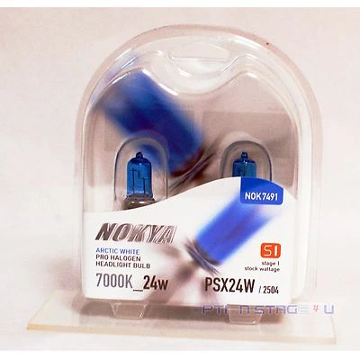 PSX24W / 2504 Nokya Arctic White Headlamp Fog light bulb S1 7000K NOK7491 - Image 1 of 2