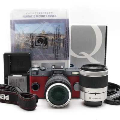 Pentax Q-S1 Digital Camera Red  220 shots w/02 06 Lens - Image 1 of 4
