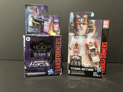 NEW! Transformers Legacy Core Class SOUNDWAVE & Titans Return LOUDMOUTH! - Image 1 of 4