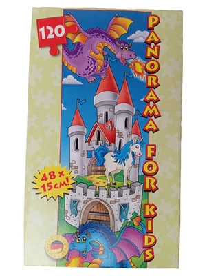 Kindertraume Mini Puzzle Panorama Mondo delle Favole 120 Pezzi - Immagine 1 di 3