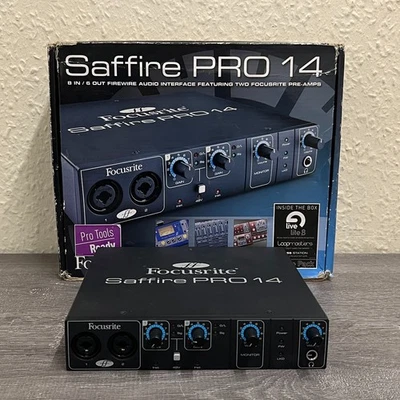 FOCUSRITE SAFFIRE PRO 14 FIREWIRE AUDIO INTERFACE - SPARES AND REPAIRS - Image 1 of 4