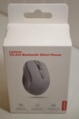 GENUINE Lenovo WL310 Bluetooth Silent Mouse - Ergonomic Wireless for grey - Image 1 of 2
