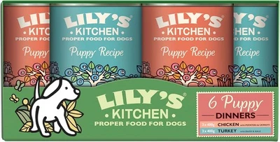 Lily's Kitchen Natural Puppy Nassfutter für Hunde Multipack 400 g (6er Pack)  - Bild 1 von 2
