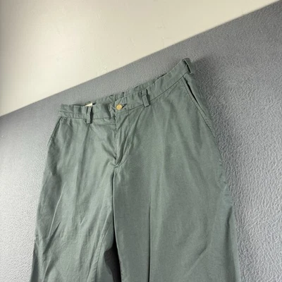 Bills Khakis Pants Men’s 34x32* Gray Flat Front Trim Fit Chinos Made In USA - Image 1 of 4