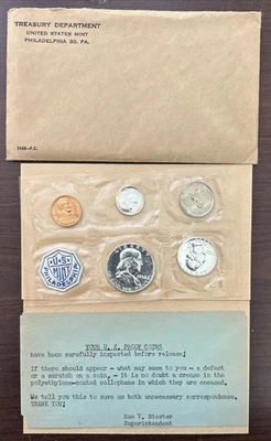 1958 United States Proof Set - In Original Mint Cello - 90% Silver - Image 1 of 3