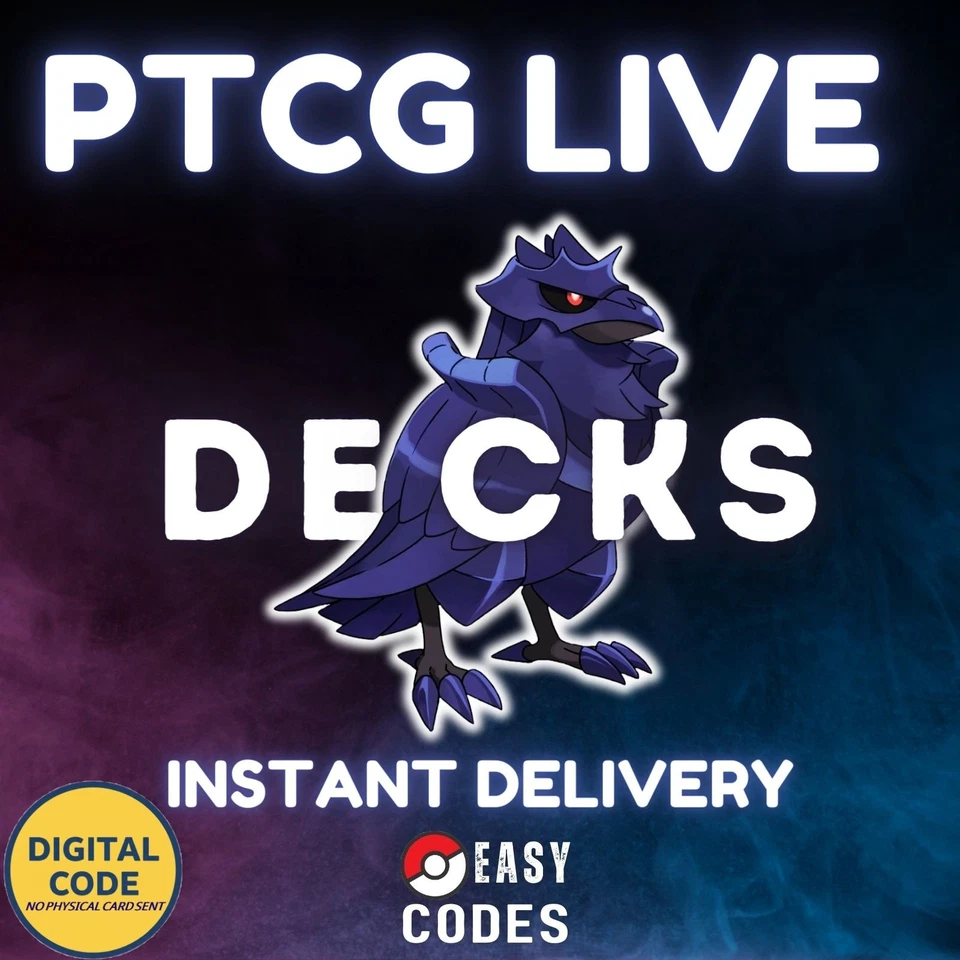 Decks Codes Online Pokemon TCG Live Instant delivery - Image 1 of 1