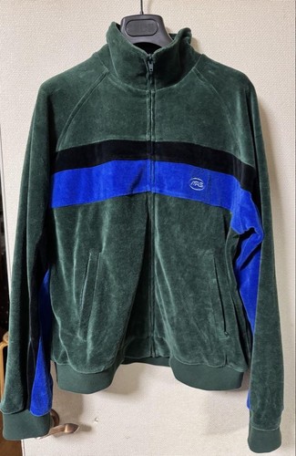 Supreme Martine Rose Velour Track Jacket Uomo Verde JP Taglia S Usatoo