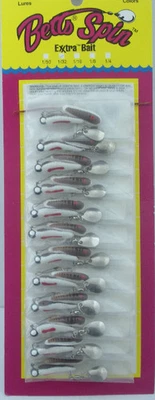 Tarjeta de 12 Betts 021GR-17N 1" 1/32 OZ Escarabajo Giro Marrón/Punto Rojo/Blanco Foto 1 de 2