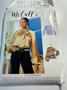 *NEW BLOUSES McCALLS  Sewing Pattern L-XL-XXL Uncut - Picture 1 of 3