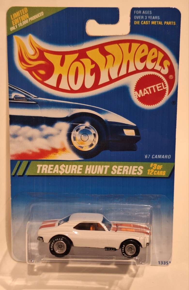 ホットウィール　67 CAMARO レア 1996 Hot Wheels 1967 Camaro Yellow #448 w/ 5 Spoke Wheels