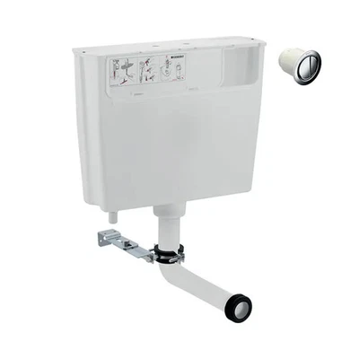 Geberit Low-height Furniture Cistern 6/3 Litres Remote Flush Actuation Type 01 G - Image 1 of 2