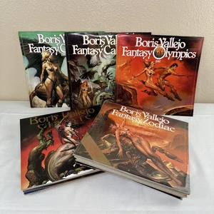 Boris Vallejo Fantasy Calendars From 1983-2009 Lot of 21 READ Vintage - Picture 1 of 23