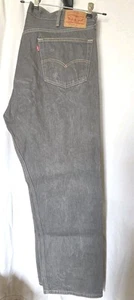 501 Levis 46w 32L Grau Button Fly - Bild 1 von 7