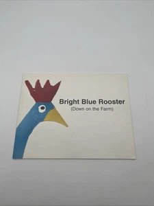 Bright Blue Rooster (Down On The Farm) By Mike Norris / 1997 1st *SIGNED* 2x - Picture 1 of 6