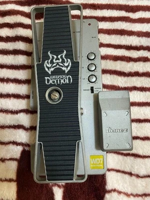Pedal Wah Ibanez Weeping Demon WD7 plateado probado efecto de guitarra de Japa Foto 1 de 4