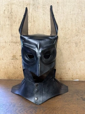 Vintage Batman Cowl Mask. Genuine Leather exceptional quality. adult size. - Image 1 of 4