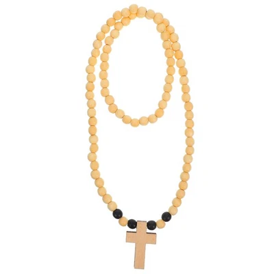  Hals Ketten Für Mann Halskette Herren Perlenkette Männer Aus Holz - Bild 1 von 4