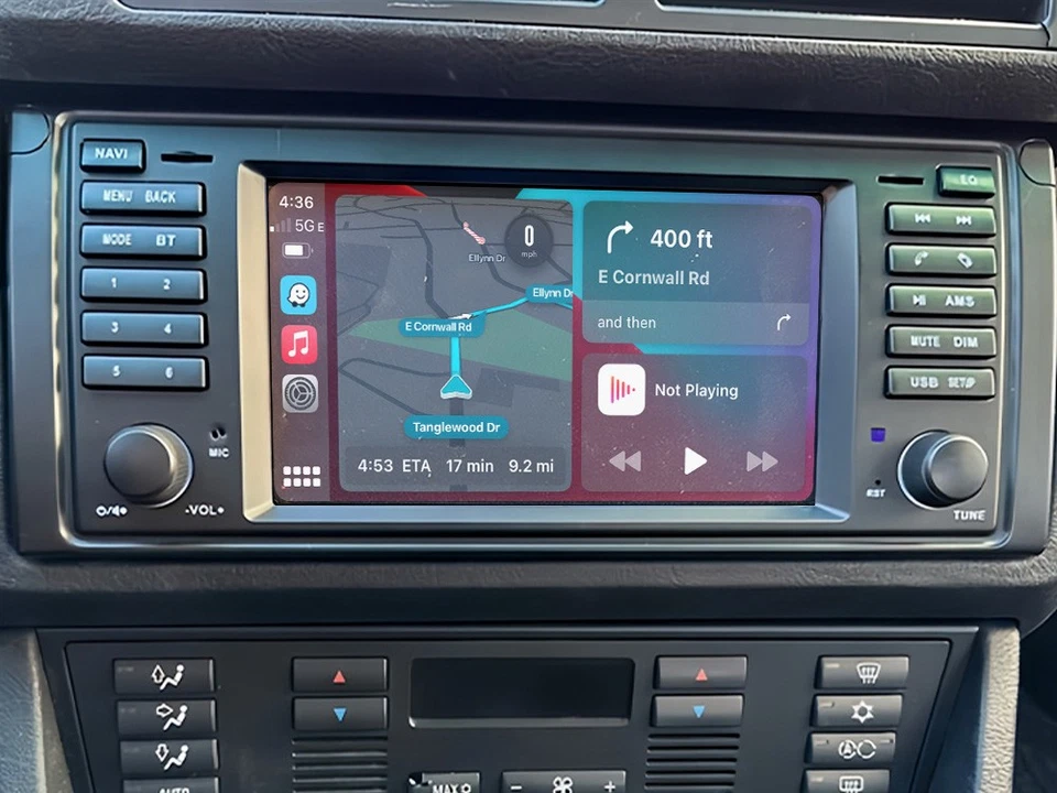 4+64GB Für BMW 5er M5 E39 X5 E53 Android 14 Autoradio 7" GPS Navi CarPlay DSP FM - Bild 1 von 4