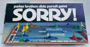 Vintage 1972 Sorry Board Game Parker Brothers - Picture 1 of 5