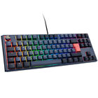 Ducky One 3 Cosmic Blue TKL Gaming Tastatur, RGB LED - MX-Silent-Red