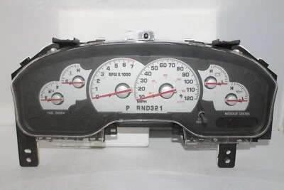 Medidores de painel de instrumentos velocímetro 02 Mercury Mountaineer 125.779 milhas - Imagem 1 de 4