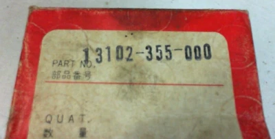 Nuevo de Lote Antiguo Honda TL125 K0-K2 .25 Pistón de Gran Tamaño 13102-355-000 Foto 1 de 4