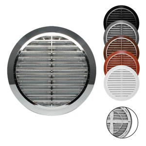 Rejilla de ventilación brida ajustable red de insectos rejilla de láminas Ø100 - 150 mm - Imagen 1 de 41