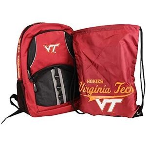 Northwest NCAA Captain Backpack/Keeper Cinch Bag Bundle (Virginia Tech Hokies) - Picture 1 of 6