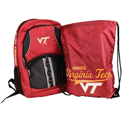 Northwest NCAA Captain Backpack/Keeper Cinch Bag Bundle (Virginia Tech Hokies) Cover