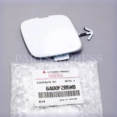 6400F205WB NUEVO GENUINO MITSUBISHI MIRAGE G4 PARACHOQUES DELANTERO GANCHO DE REMOLQUE TAPA DE OJO CUBIERTA Foto 1 de 4