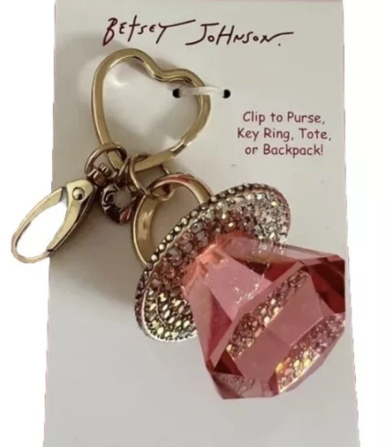 NUEVO Bolso de Mano Betsey Johnson Dije Anillo Pop Nuevo Con Etiquetas Foto 1 de 1