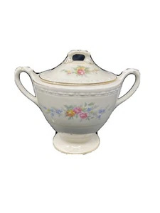 Homer Laughlin Eggshell Georgian sugar bowl - Picture 1 of 7