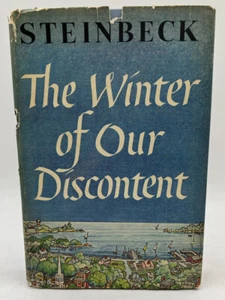 The Winter of Our Discontent John Steinbeck 1961 HCDJ 1st Edition Book Club Ed. - Picture 1 of 15