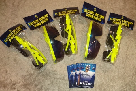Seattle Mariners 2023 Electric Factory Sunglasses  SGA, new, unopened 5/6/23 Cover