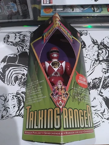 Power Rangers Talking Ranger German Signed Austin St John Steve Cardenas Cover