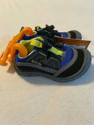 Zapatos de agua Northside para niños pequeños azul real negro amarillo talla 5 NUEVO Foto 1 de 3