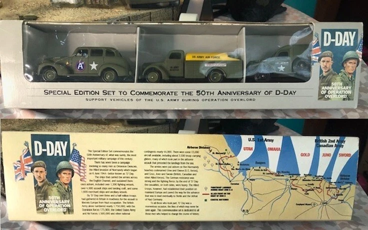 D-Day 50th Anniversary Special Edition Set - 3 Vehicles - Image 1 of 4