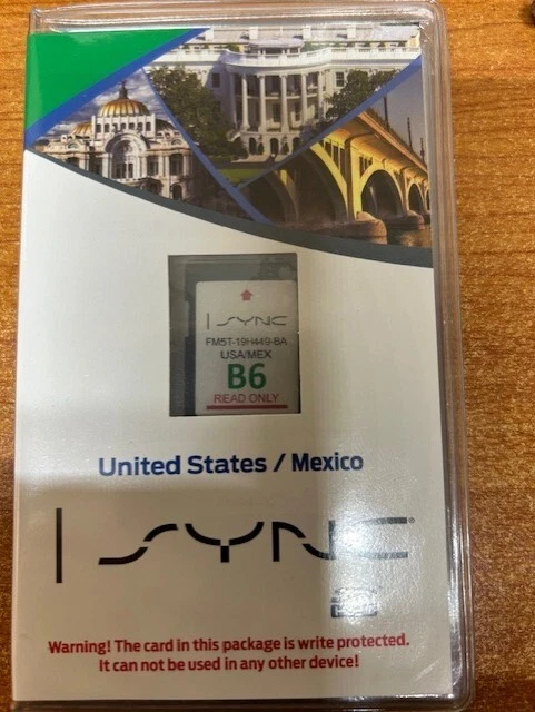 NEW B6 US-MEXICO SD CARD MAP UPDATE FORD Navigation FOCUS FUSION EDGE F150 SYNC - Image 1 of 1