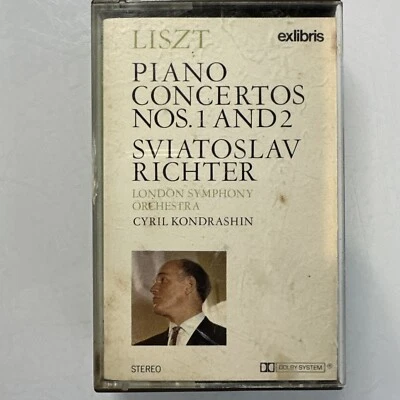 Liszt Piano Concertos Nos 1 and 2 Sviatoslav Richter (Cassette) - Image 1 of 2