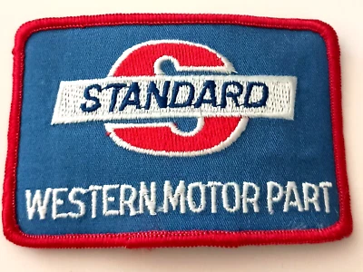 Standard Western Motor Parts Local Auto Supply Store Patch New NOS 1980s - Image 1 of 3