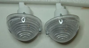 2 x CLASSIC FIAT 500 FRONT INDICATOR LAMP CLEAR KIT (PAIR) INDICATORS SIDE LIGHT - Picture 1 of 4