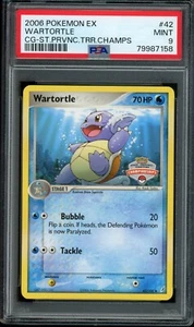 Wartortle #42 - Pokemon ex Crystal Guardians - State Championships Promo - PSA 9 - Picture 1 of 2